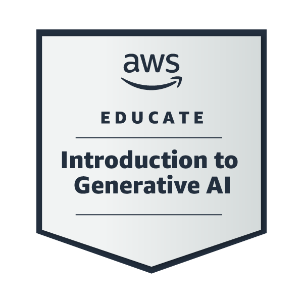AWS Educate Introduction to Generative AI
